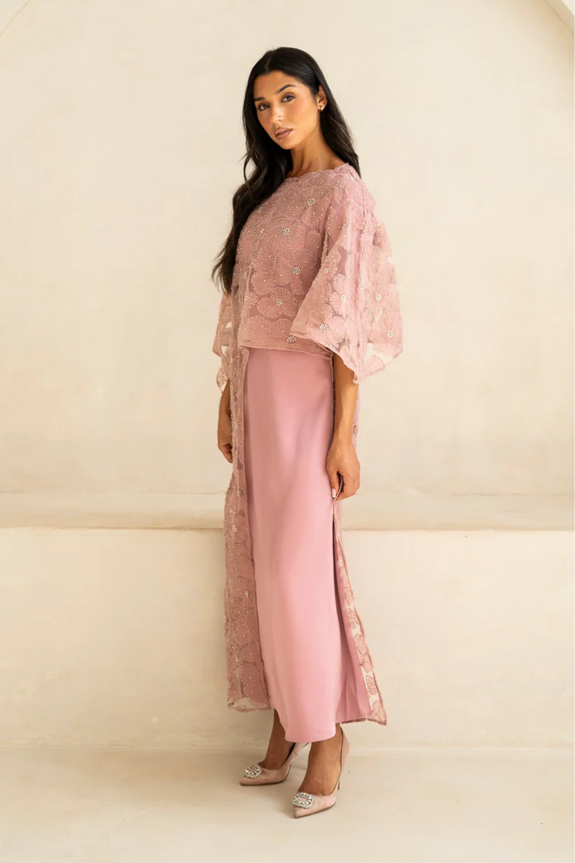 Cape & Dress Set | Rose