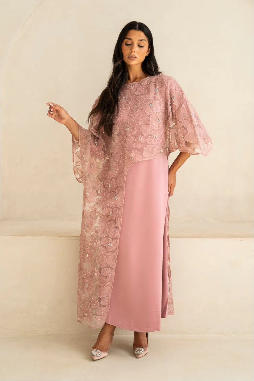 Cape & Dress Set | Rose