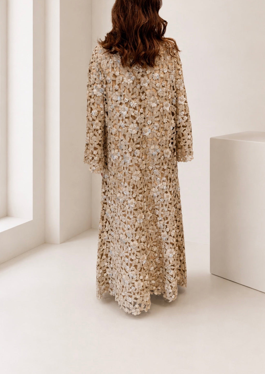 Lace Jacket & Dress | Champagne