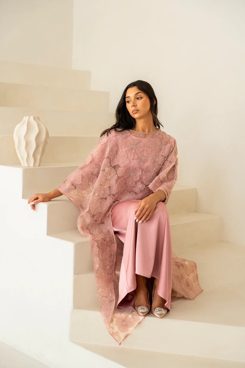 Cape & Dress Set | Rose